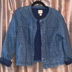 Jean Style Bomber Jacket